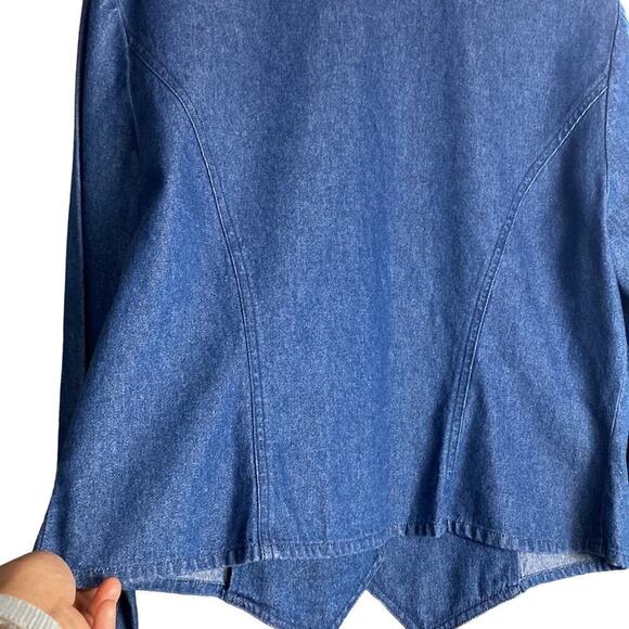 Stonebridge Women's Denim Wester Jean Jacket / Size-14 - Picture 6 of 9